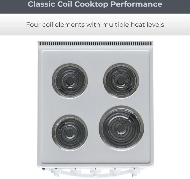 Kenmore® 24" White Freestanding Electric Range-2