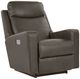La-Z-Boy® Emmons Pewter Leather Power Rocking Recliner with Headrest and Lumbar-0