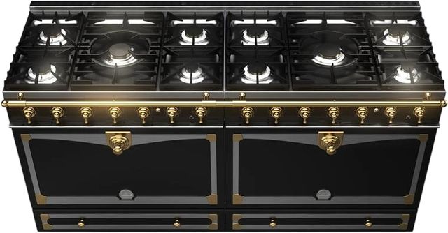 La Cornue Cornufé 90 Albertine Polished Brass Induction Range Joiner Kit-0