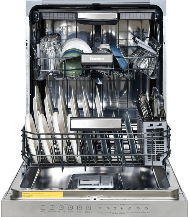 Kenmore® 24" Fingerprint Resistant Stainless Steel Top Control Built-In Dishwasher with UltraWash® Plus System and TurboDry-2
