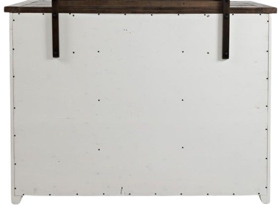 Jofran Inc. Madison County Vintage White Dresser-3