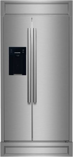 FORNO® 36 in 20.0 Cu. Ft. Fingerprint Resistant Stainless Steel Built In Side-by-Side Refrigerator 