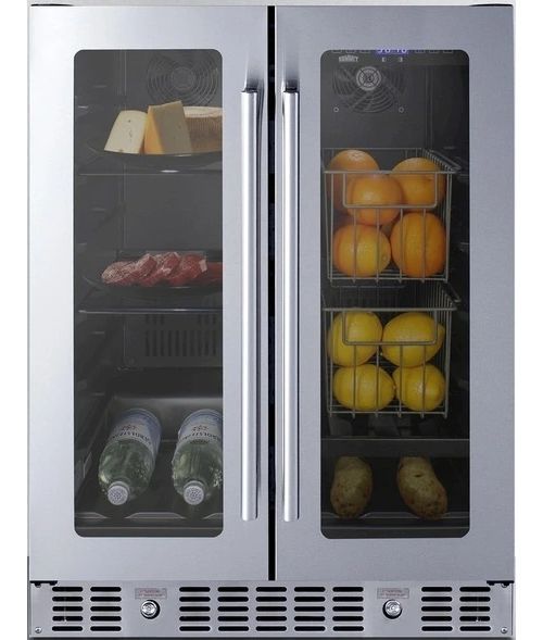 Summit® 24" 4.6 Cu. Ft. Stainless Steel Beverage Center-3