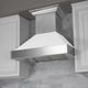 ZLINE 48" Matte White Outdoor Wall Mounted Range Hood -4