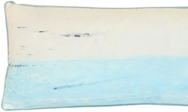 Stylecraft Light Blue/White 36" Designer Pillow-1