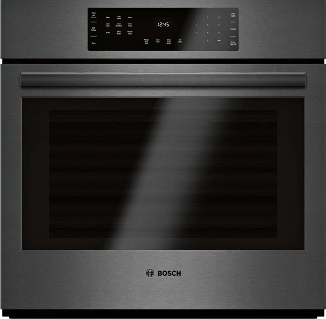 Bosch 800 Series 30" Black Stainless Steel Single Electric Wall Oven