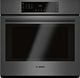 Bosch 800 Series 30" Black Stainless Steel Single Electric Wall Oven-0