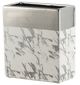 A & B Home Silver/White Ceramic Vase-0