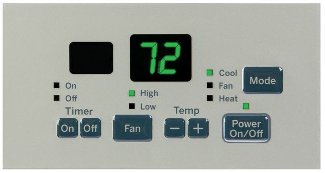 GE® Thru the Wall A/C-Gray-1