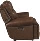 Bassett® Furniture Claremont Kobe Leather Loveseat with Console-3