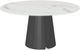 Amisco Customizable Gemma 60" Round Dining Table with 0.5" Italian Porcelain on Glass Top-0