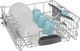 Bosch® 100 Series 24" Stainless Steel Top Control Built In Dishwasher-4