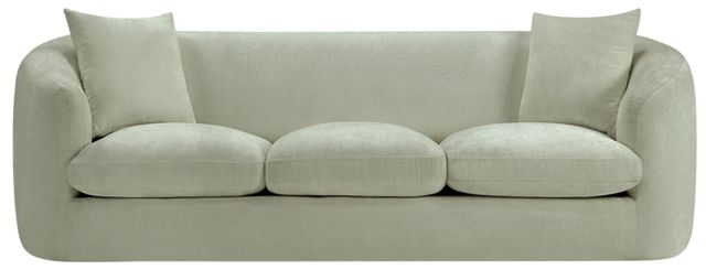 Meridian Furniture Penelope Mint Green Upholstered Sofa-1
