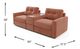 Drew & Jonathan Home ModularOne New Horizon 3-Piece Copper Modular Sectional with Media Charging Console-2