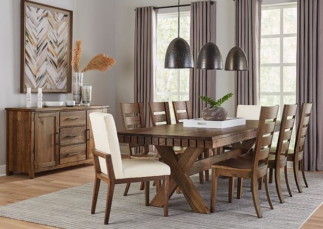 Artisan & Post by Vaughan-Bassett Dovetail Natural 96'' Dining Table-1