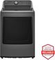 LG 7.3 Cu. Ft. Monochrome Gray Front Load Gas Dryer with Sensor Dry Technology-2