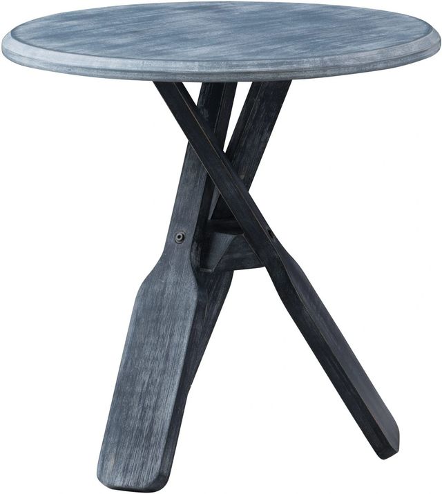 Powell® Orville Blue Side Table-0
