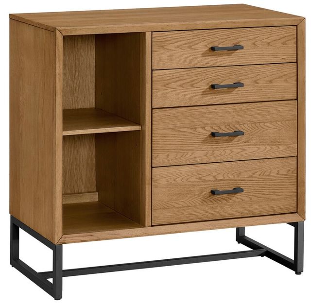 Westwood Design Newport Natural Oak Baby Bookcase/Chest-0