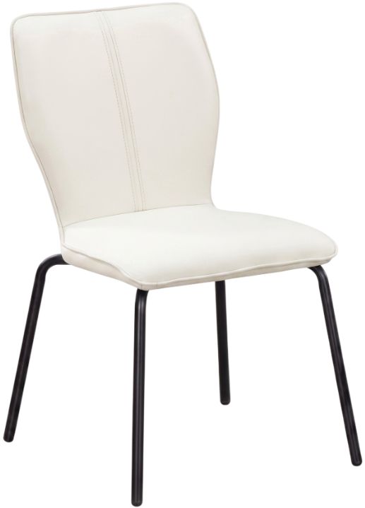 Cramco Stanton Ghost/Matte Black Dining Side Chair-0