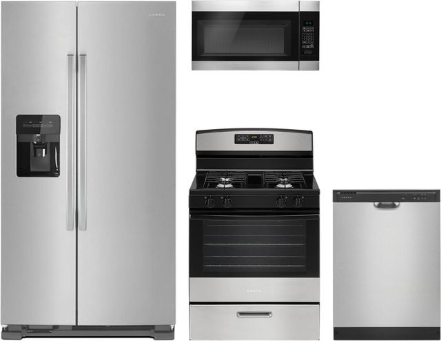 Amana® 4 Piece Stainless Steel Kitchen Package 