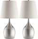 Coaster® Tenya 2-Piece Silver/Chrome Table Lamps-0