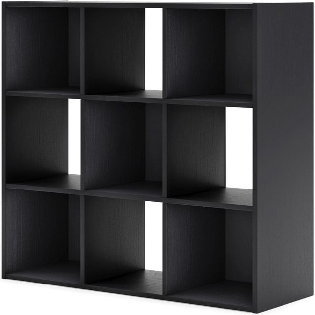 Signature Design by Ashley® Langdrew Black Nine Cube Organizer-1