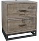 Jofran Inc. East Hampton Distressed Gray Nightstand-0