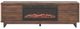 Signature Design by Ashley® Zadilyn Brown 72" TV Stand with Electric Fireplace-0