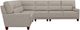 La-Z-Boy® Draper 4-Piece Ivory L-Shape Sectional-1
