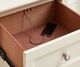 A-America® Northlake White Linen Nightstand-2