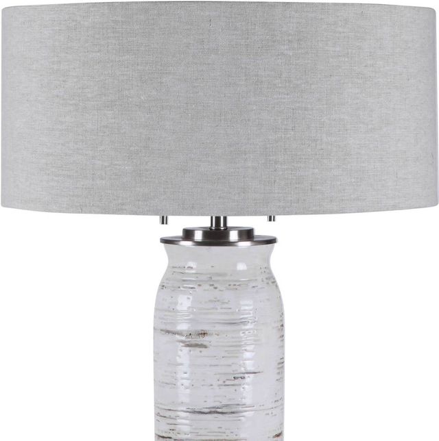 Uttermost® Lenta Off-White Table Lamp-4