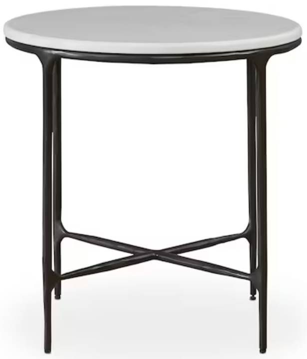 Bassett® Furniture Keswick Black Round End Table-1