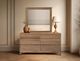 International Furniture Direct Parota Nova Brown 6-Drawer Dresser-1