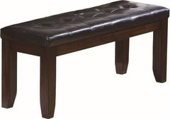 Crown Mark Bardstown Black/Espresso Dining Bench