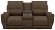 La-Z-Boy® Cassian Teak Power Reclining Loveseat with Console and Headrest-1