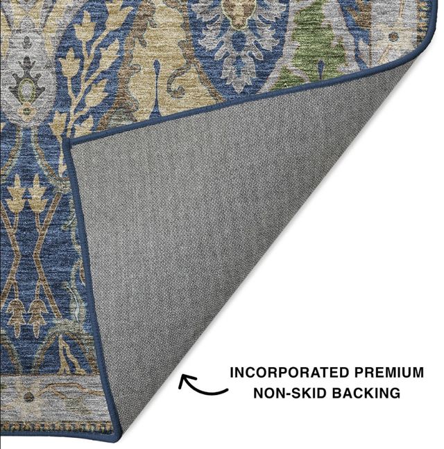Dalyn™ Rug Company Hatay HY6 Navy 5'x8' Area Rug-1