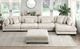 Homelegance® Traverse 5-Piece Beige Modular Sectional with Reversible Chaise and Ottoman-1