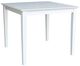 John Thomas Furniture® Essentials White 36" Square Dining Table with 30" Shaker Legs-0