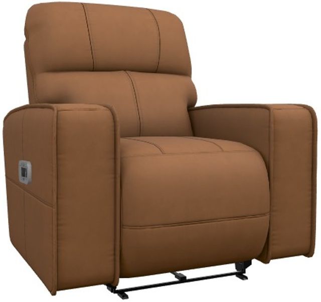 La-Z-Boy® Maddox Camel Leather Power Wall Recliner with Headrest and Lumbar-0