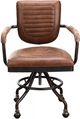 Moe's Home Collection Foster Brown Swivel Desk Chair-1