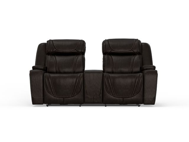 Chiller Power Leather Loveseat-3