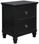 New Classic® Home Furnishings Tamarack Black Nightstand-0