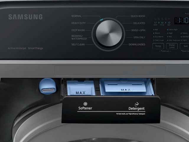 Samsung Brushed Black Laundry Pair-11
