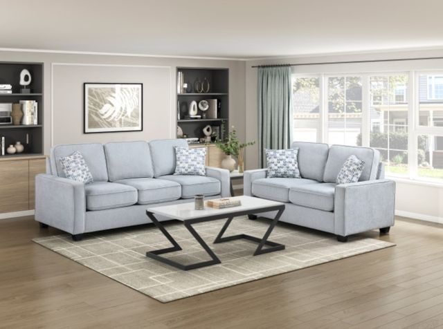 Homelegance® Gael Gray Loveseat-1