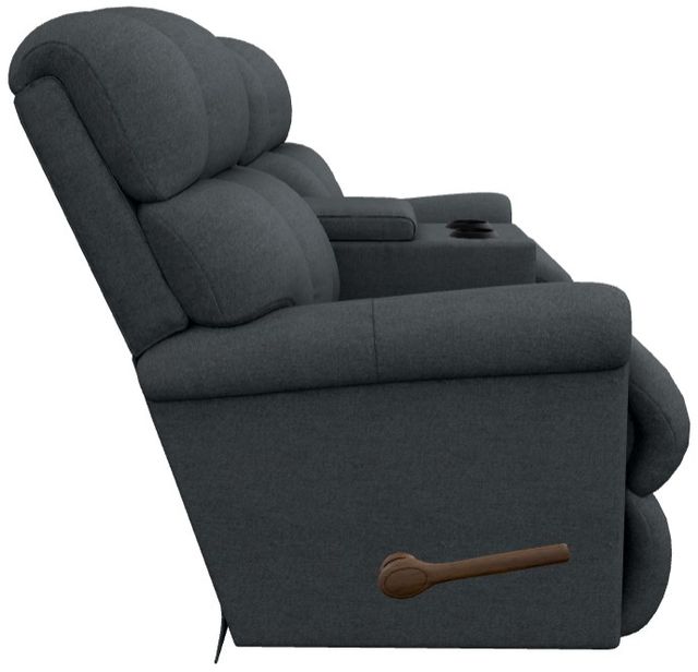 La-Z-Boy® Pinnacle Denim Manual Wall Reclining Loveseat with Console-3