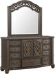 Elements International Brunswick 4-Piece Mahogany Queen Panel Bedroom Set-2