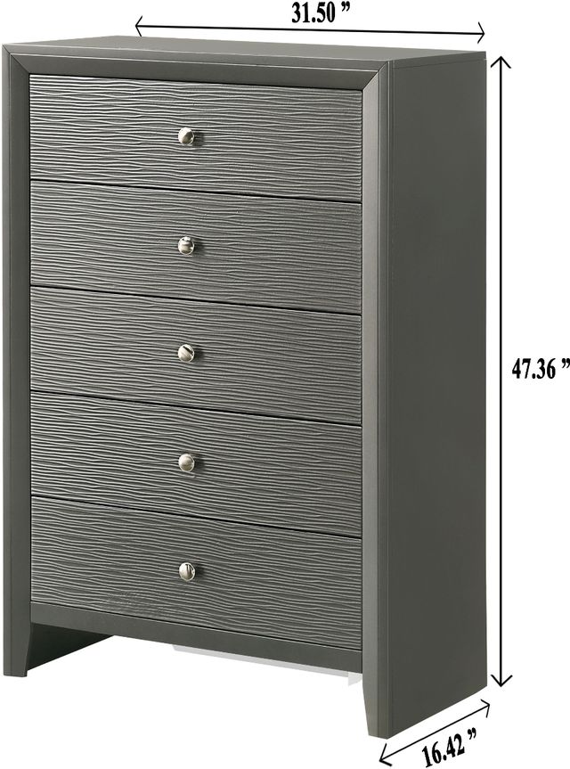 Crown Mark Denker Gunmetal Chest-2