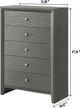 Crown Mark Denker Gunmetal Chest-2