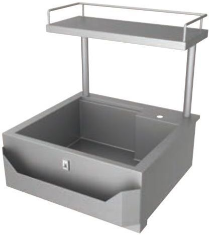 Hestan® 30” Stainless Steel Insulated Sink and High Shelf-0