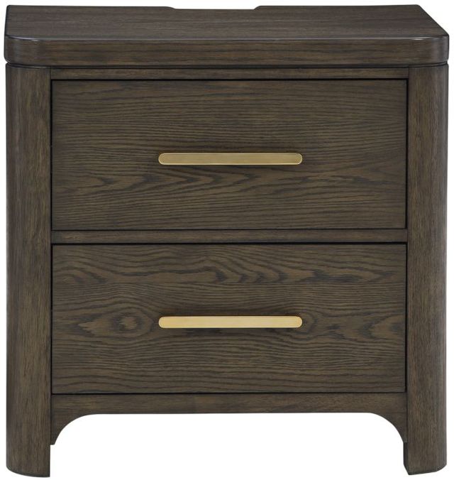 Signature Design by Ashley® Darimore Burnished Brown Nightstand-2